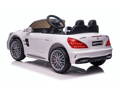 Mercedes-Benz SL65 AMG | Elektrische kinderauto | 12V | Wit |