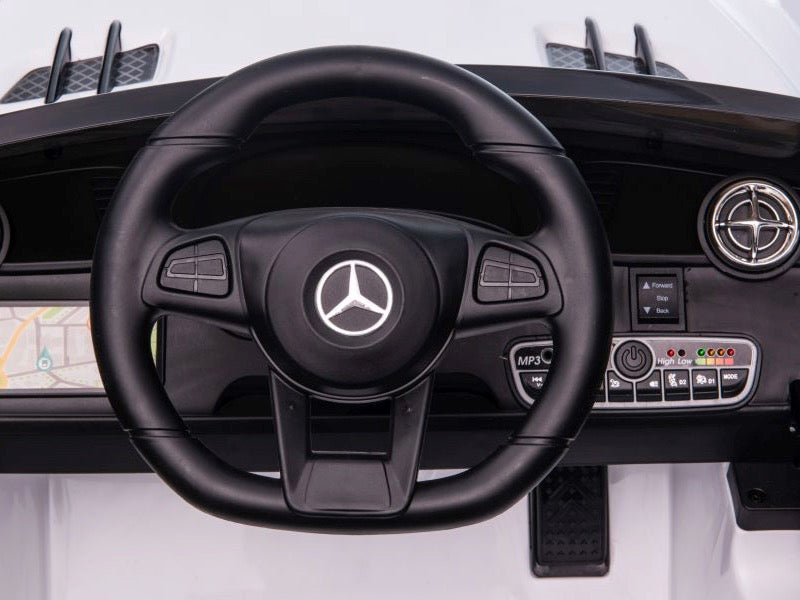 Mercedes-Benz SL65 AMG | Elektrische kinderauto | 12V | Wit |