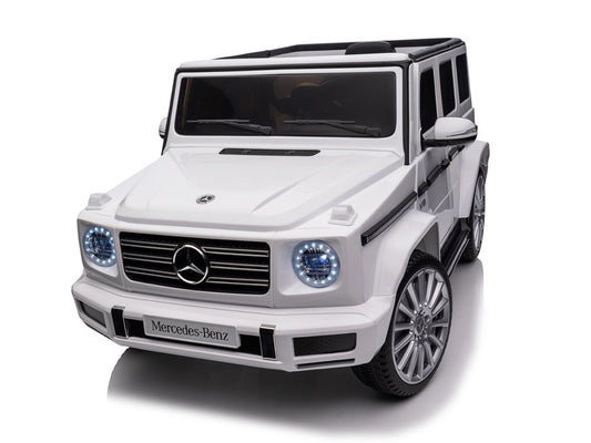 Mercedes-Benz G500 | Elektrische kinderauto | 12V | Wit |